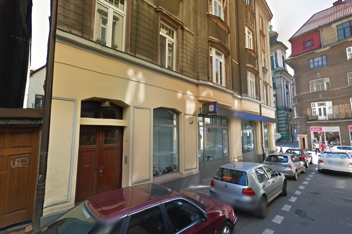 Kamienica przy ul. Olszaka 1 w Cieszynie — lokalizacja Gabinetu Stomatologicznego